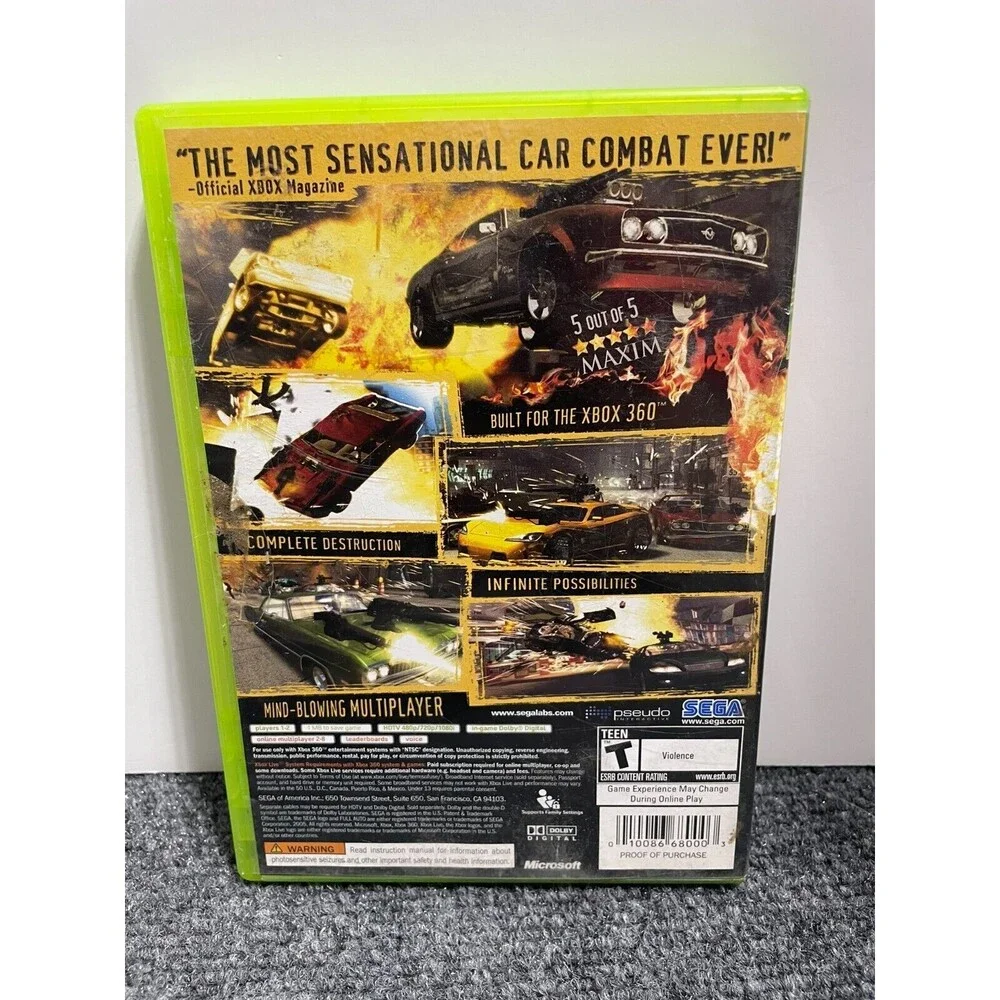 Full Auto (Microsoft Xbox 360, 2006)